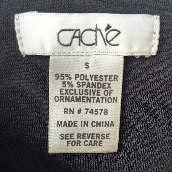 Cache Women's Dressy Stretchy Sequined Tank Top with Shelf Bra, S - Picture 3 of 7